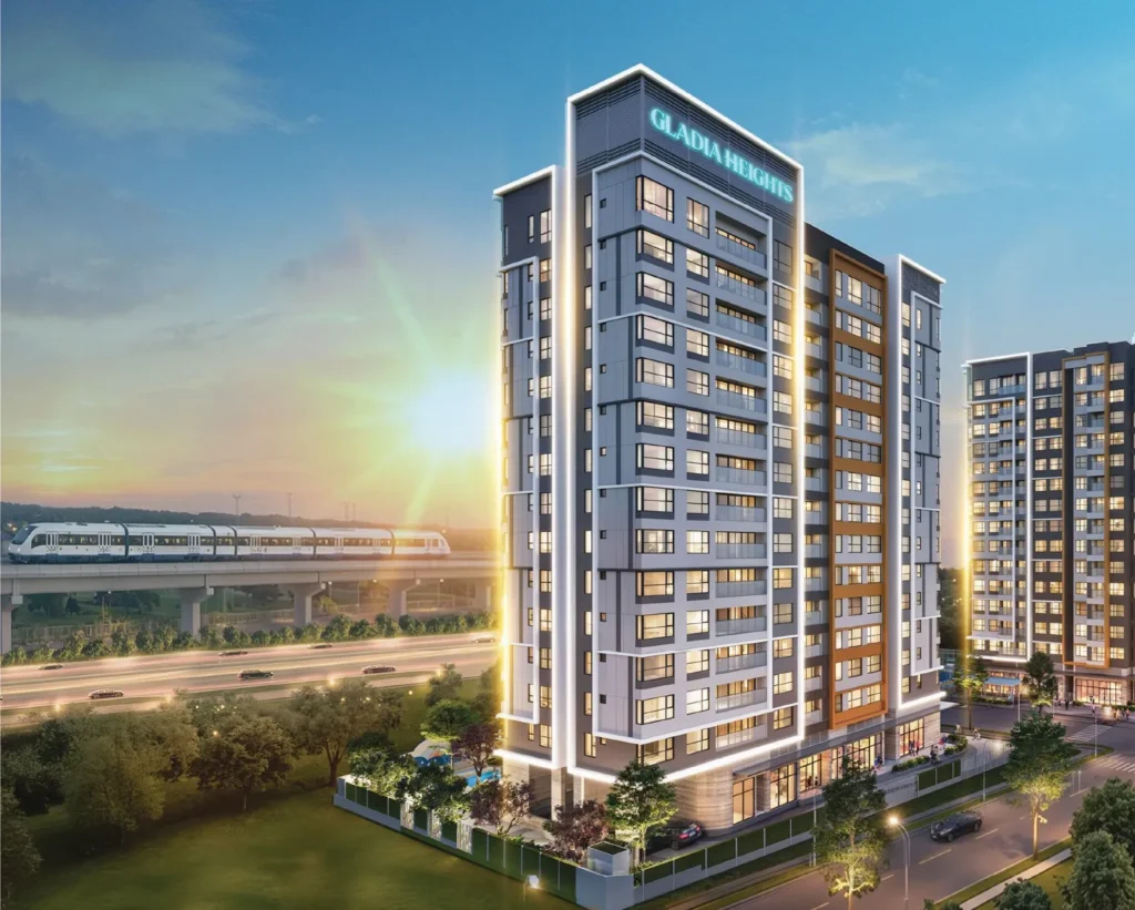 Gladia Heights 大樓外觀（開發商示意圖）