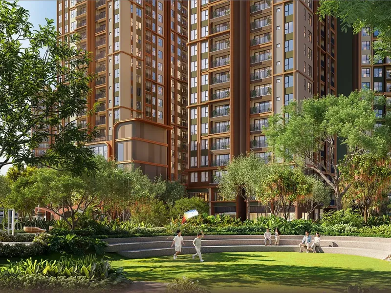 Norton Park 塔樓與社區花園(型錄示意圖)