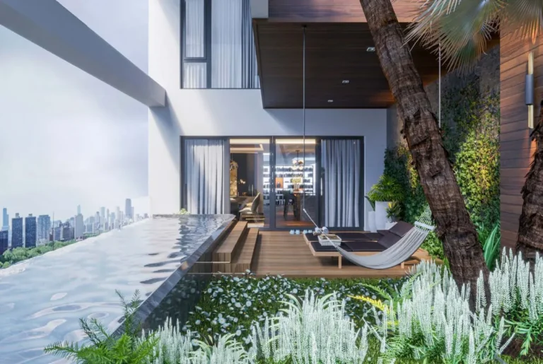 Sunshine Sky City Sky Villa 私人泳池