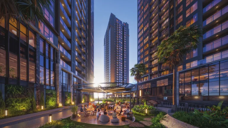 The Privé 社區廣場夜景